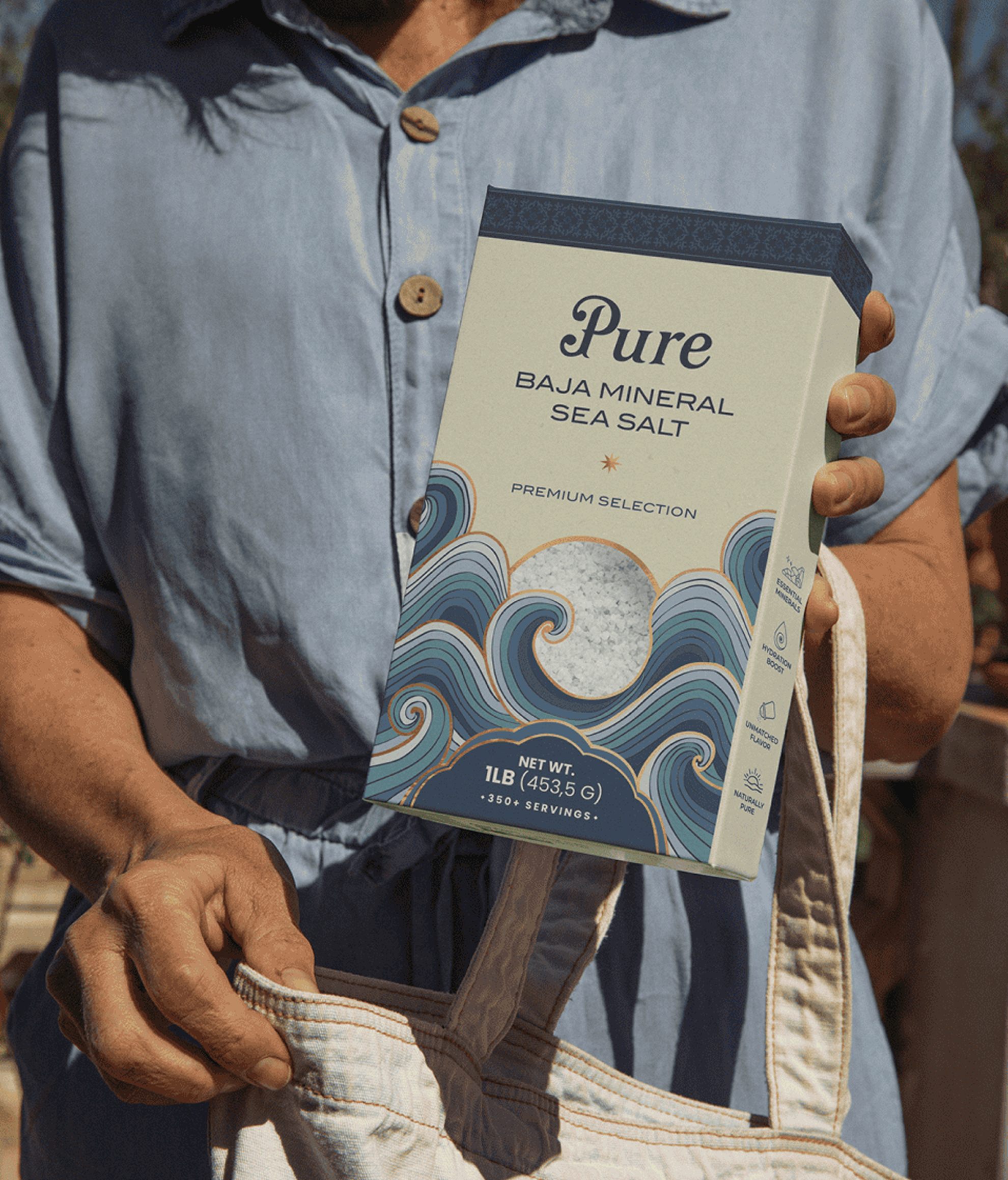 Pure Sea Salt lifestyle photography